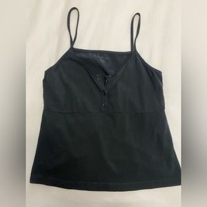 brandy melville black tank